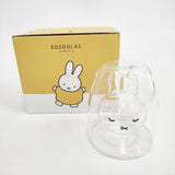 miffy 未使用 GOODGLAS ミッフィー おねむり ダブルウォールグラス グラス クリア レディース ミッフィー【中古】6-0204G◎