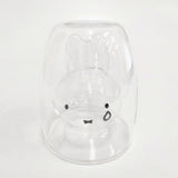 miffy 未使用 GOODGLAS ミッフィー なみだ ダブルウォールグラス グラス クリア レディース ミッフィー【中古】6-0204G◎