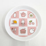 miffy みっふぃー桜きっちん 豆皿 3点セット 皿 ピンク ホワイト レディース ミッフィー【中古】6-0204G◎