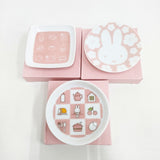 miffy みっふぃー桜きっちん 豆皿 3点セット 皿 ピンク ホワイト レディース ミッフィー【中古】6-0204G◎