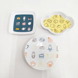 miffy みっふぃー桜きっちん 豆皿 3点セット 皿 多色 レディース ミッフィー【中古】6-0204G◎