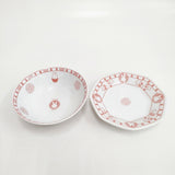 miffy 未使用 miffy スタイル チャーハン皿 どんぶりセット 皿 ホワイト レッド レディース ミッフィー【中古】6-0204G◎