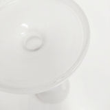 HARMONIER ハルモニア 未使用品 フロストガラスキャンドルホルダー ホワイト大小2個セット インテリアその他 ホワイト レディース【中古】6-0409G◎