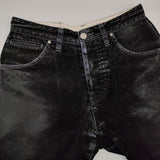 mina perhonen fete フロッキー always オールウェイズ デニムパンツ ブラック レディース ミナペルホネン【中古】5-1214T∞