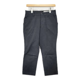 ARTS&SCIENCE 021-0305-010 コットン サイズ0 クロップドパンツ ブラック レディース アーツ&サイエンス【中古】6-0415M∞