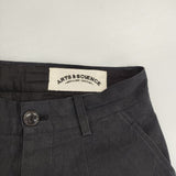 ARTS&SCIENCE 021-0305-010 コットン サイズ0 クロップドパンツ ブラック レディース アーツ&サイエンス【中古】6-0415M∞
