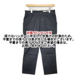ARTS&SCIENCE 021-0305-010 コットン サイズ0 クロップドパンツ ブラック レディース アーツ&サイエンス【中古】6-0415M∞