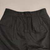 YAECA WRITE brisbane mossファブリック TUCK PANTS 176222 コットン パンツ ブラック BLACK レディース ヤエカ ライト【中古】6-0415G∞
