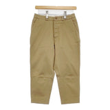 YAECA set up pants 156056 コットン サイズS セットアップ チノパンツ ベージュ KHAKI レディース ヤエカ【中古】6-0218G∞