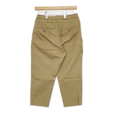 YAECA set up pants 156056 コットン サイズS セットアップ チノパンツ ベージュ KHAKI レディース ヤエカ【中古】6-0218G∞