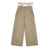YAECA CHINO CLOTH PANTS WIDE 176203 サイズ28 チノパンツ ベージュ KHAKI レディース ヤエカ【中古】6-0218G∞