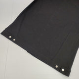 agnes b. スナップボタン キッズ12サイズ カーディガン ブラック レディース アニエスベー【中古】6-0218M∞