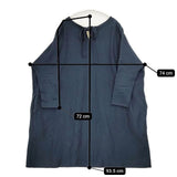 45R/45rpm 裏毛スウェットワンピース 定価35200円 コットン ワンピース ネイビー レディース フォーティーファイブアールピーエム【中古】5-1214T∞