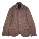 45R/45rpm アーミッシュツイードジャケット 定価70400円 ジャケット レッド ミックス レディース フォーティーファイブアールピーエム【中古】5-1214T∞