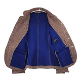 45R/45rpm アーミッシュツイードジャケット 定価70400円 ジャケット レッド ミックス レディース フォーティーファイブアールピーエム【中古】5-1214T∞