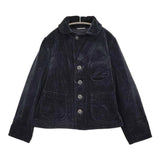 45R/45rpm セルビッチコーデュロイのアニーチロルジャケット 定価74800円 ネイビー レディース フォーティーファイブアールピーエム【中古】5-1214T♪