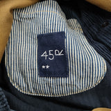 45R/45rpm セルビッチコーデュロイのアニーチロルジャケット 定価74800円 ネイビー レディース フォーティーファイブアールピーエム【中古】5-1214T♪