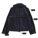 45R/45rpm セルビッチコーデュロイのアニーチロルジャケット 定価74800円 ネイビー レディース フォーティーファイブアールピーエム【中古】5-1214T♪