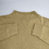 MHL. コットンリネンボトルネックプルオーバー 595-0163500 LINEN COTTON セーター ニット イエロー レディース エムエイチエル【中古】6-0415M∞