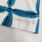 mina perhonen solmio ギャザースカート 定価72600円 ads5407 サイズ38 ロングスカート 25SS ホワイト ブルー レディース ミナペルホネン【中古】5-1118M♪