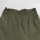 JOURNAL STANDARD ナイロンストレッチワイドパンツ サイズ34 パンツ 23SS カーキ レディース ジャーナルスタンダード【中古】6-0411M∞
