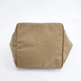 Herve Chapelier 707C コーデュラ舟型トートM 定価38280円 純正レザーハンドルカバー1個付き シャモワ×モカ トートバッグ ブラウン レディース エルベ・シャプリエ【中古】5-1128G◎