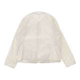 Yoli Cotton simple jacket 定価34650円 サイズ1 YL-JK04-24AW ノーカラージャケット 24AW ベージュ キナリ レディース ヨリ【中古】6-0415M∞