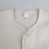 Yoli Cotton simple jacket 定価34650円 サイズ1 YL-JK04-24AW ノーカラージャケット 24AW ベージュ キナリ レディース ヨリ【中古】6-0415M∞