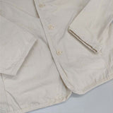 Yoli Cotton simple jacket 定価34650円 サイズ1 YL-JK04-24AW ノーカラージャケット 24AW ベージュ キナリ レディース ヨリ【中古】6-0415M∞