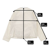 Yoli Cotton simple jacket 定価34650円 サイズ1 YL-JK04-24AW ノーカラージャケット 24AW ベージュ キナリ レディース ヨリ【中古】6-0415M∞