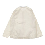 Yoli Cotton simple jacket 定価34650円 サイズ3 YL-JK04-24AW ノーカラージャケット 24AW ベージュ キナリ レディース ヨリ【中古】6-0415M∞