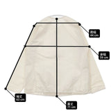 Yoli Cotton simple jacket 定価34650円 サイズ3 YL-JK04-24AW ノーカラージャケット 24AW ベージュ キナリ レディース ヨリ【中古】6-0415M∞