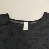 Yoli YL-PT29-25SS Simple wide blouse yasou 野草 定価29700円 25SS ブラウス シャツ 25SS 濃紺 ネイビー レディース ヨリ【中古】6-0129M∞