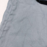 mina perhonen kiitos ワンマイルバッグ ada9321 コットンシルク トートバッグ 25SS ブルーグレー レディース ミナペルホネン【中古】5-1118G♪