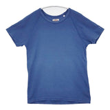 HOLLYWOOD RANCH MARKET HRM コットンストレッチ 半袖Ｔシャツ カットソー ブルー レディース ハリウッドランチマーケット【中古】6-0514S∞