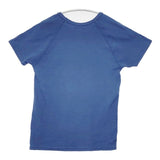 HOLLYWOOD RANCH MARKET HRM コットンストレッチ 半袖Ｔシャツ カットソー ブルー レディース ハリウッドランチマーケット【中古】6-0514S∞