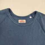 HOLLYWOOD RANCH MARKET HRM コットンストレッチ 半袖Ｔシャツ カットソー ブルー レディース ハリウッドランチマーケット【中古】6-0514S∞