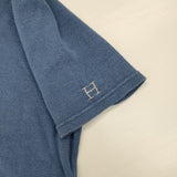 HOLLYWOOD RANCH MARKET HRM コットンストレッチ 半袖Ｔシャツ カットソー ブルー レディース ハリウッドランチマーケット【中古】6-0514S∞