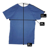 HOLLYWOOD RANCH MARKET HRM コットンストレッチ 半袖Ｔシャツ カットソー ブルー レディース ハリウッドランチマーケット【中古】6-0514S∞