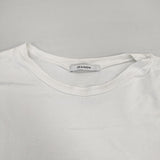 manon コットン インタック フレンチスリーブ Tシャツ 定価9900円 mnn-c-113-ms Ｔシャツ カットソー ホワイト レディース マノン【中古】6-0514S∞