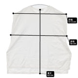 manon コットン インタック フレンチスリーブ Tシャツ 定価9900円 mnn-c-113-ms Ｔシャツ カットソー ホワイト レディース マノン【中古】6-0514S∞