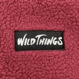 WILD THINGS ボア フリースジャケット リバーシブル サイズXS ジャケット ピンク グレー レディース ワイルドシングス【中古】5-1214T♪