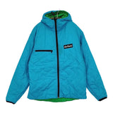 WILD THINGS プリマロフト USA製 リバーシブル サイズL ブルゾン グリーン ライトブルー メンズ ワイルドシングス【中古】5-1213T♪