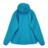 WILD THINGS プリマロフト USA製 リバーシブル サイズL ブルゾン グリーン ライトブルー メンズ ワイルドシングス【中古】5-1213T♪