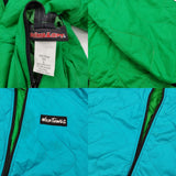 WILD THINGS プリマロフト USA製 リバーシブル サイズL ブルゾン グリーン ライトブルー メンズ ワイルドシングス【中古】5-1213T♪