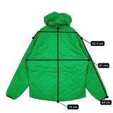 WILD THINGS プリマロフト USA製 リバーシブル サイズL ブルゾン グリーン ライトブルー メンズ ワイルドシングス【中古】5-1213T♪