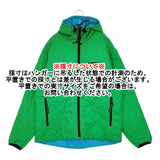 WILD THINGS プリマロフト USA製 リバーシブル サイズL ブルゾン グリーン ライトブルー メンズ ワイルドシングス【中古】5-1213T♪