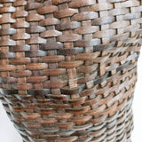 45R/45rpm メッシュ レザー トートバッグ ブラウン レディース フォーティーファイブアールピーエム【中古】5-1206G◎