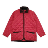 LAVENHAM/SHIPS 未使用 AGE10 キッズサイズ スカーレット キルティング ジャケット レッド レディース ラベンハム/シップス【中古】5-1229T∞