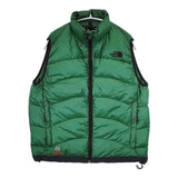 THE NORTH FACE ND13300 アコンカグアベスト SUMMIT SERIES Aconcagua Vest ダウンベスト グリーン メンズ ザノースフェイス【中古】5-1229T∞